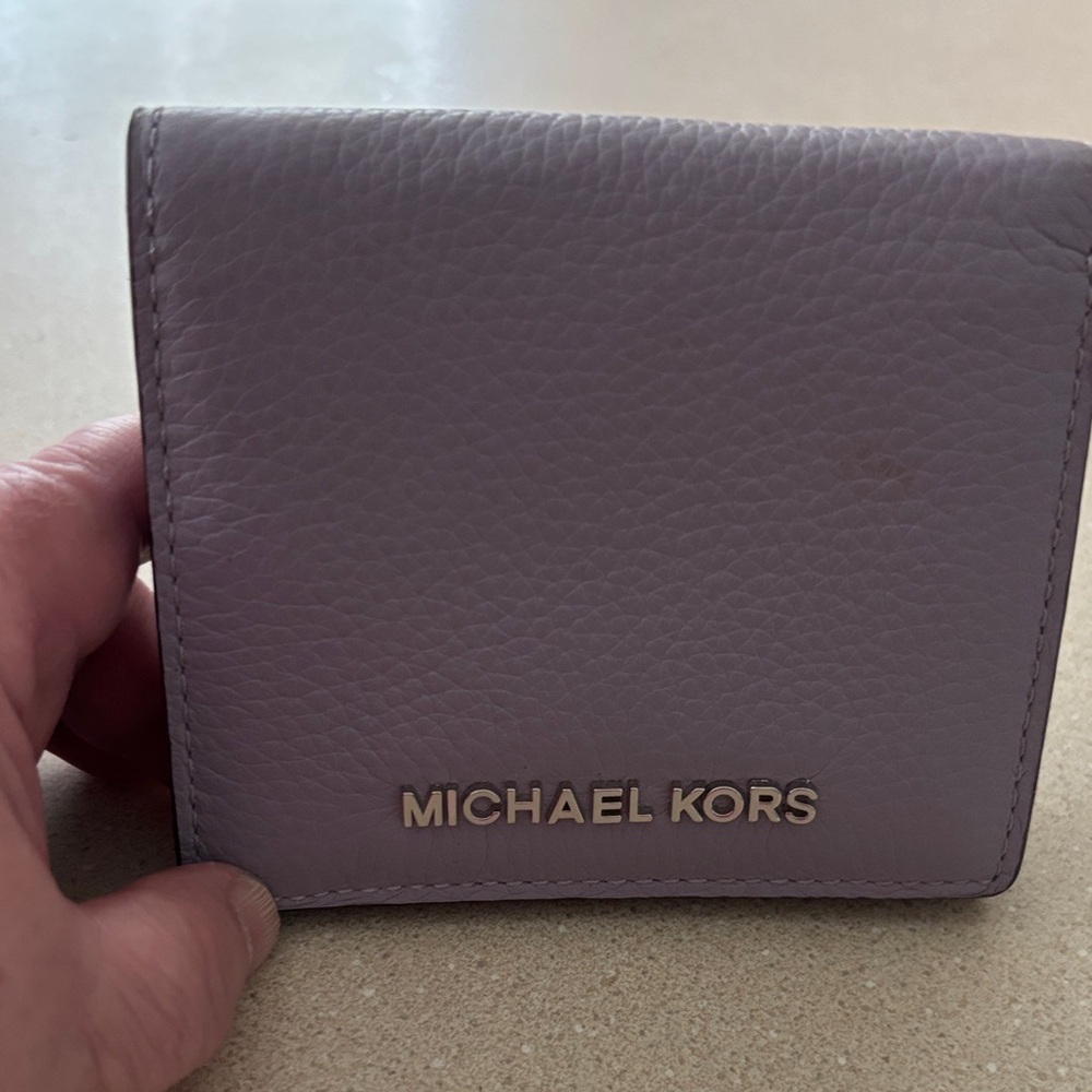Michael Kors Lavender Leather Wallet